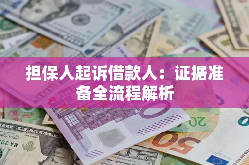 北京担保人起诉借款人：证据准备全流程解析