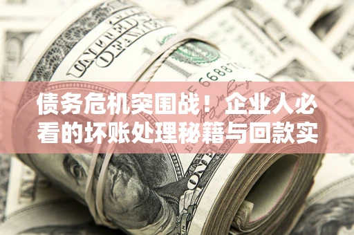 北京债务危机突围战！企业人必看的坏账处理秘籍与回款实战指南